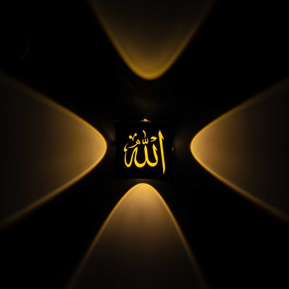 3000K ALLAH DEKORATİF LED DUVAR APLİK (4767)