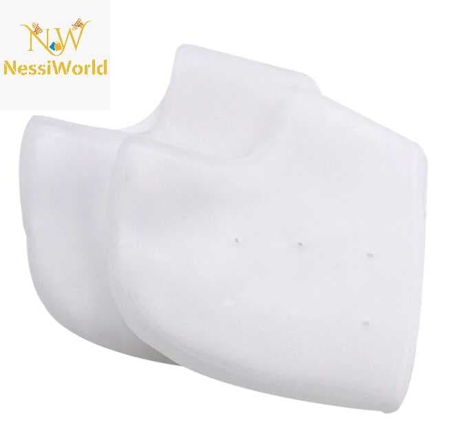 Silikon Topuk Çorabı Beyaz Renk