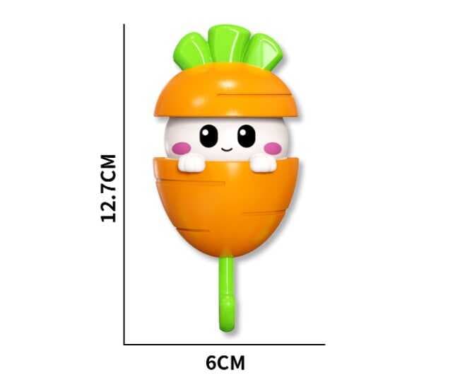 Havuç Tasarımlı Otomatik Açılan Yapışkanlı Askı