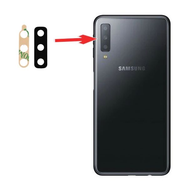 Samsung Galaxy A7 (2018) A750 Arka Kamera Lens-(5775)