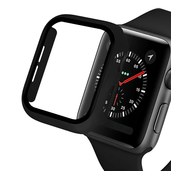 Ally Apple Watch 6-5 4 44mm 360 Derece Koruma Kılıf+Kırılmaz Cam-(5775)