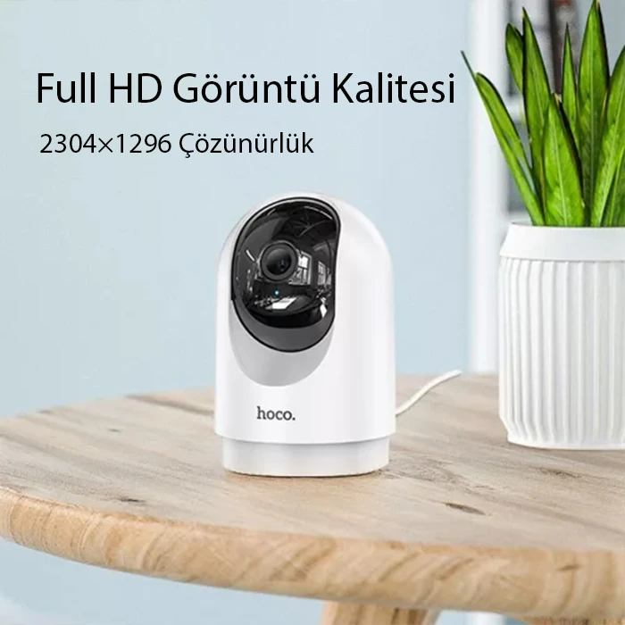 Hoco D1 İç Mekan Wifi Bağlantılı HD CCTV/PTZ Güvenlik Kamerası-(5775)
