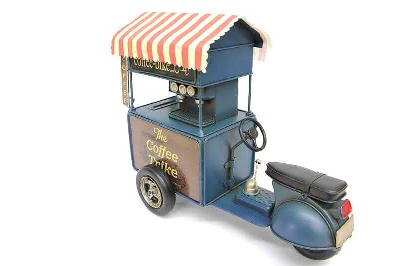 Dekoratif Metal Kahve Arabası Biblo Hediyelik Kumbara (477477)