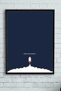 (12618) Make Big Goals - Büyük Hedefler Girişimcilik Çerçeveli Tablo (21x30cm)