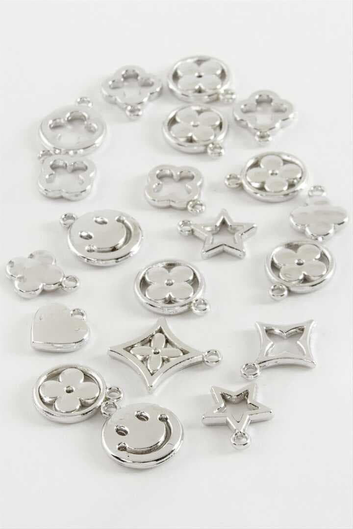 Karışık Tek Kulplu Metal Bileklik ve Kolye Ucu Aparatı 1 Adet