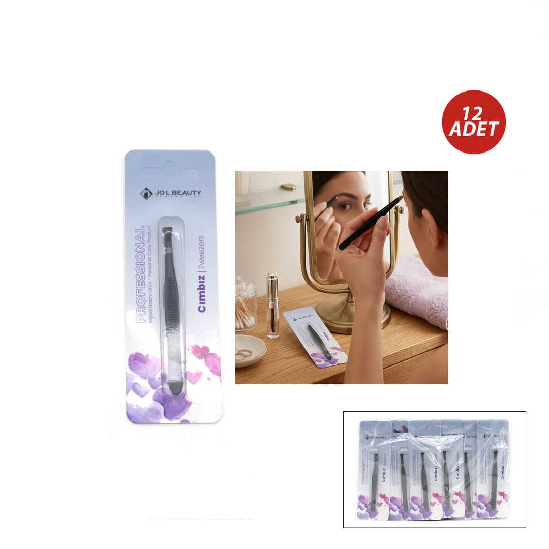 12 ADET SİYAH CIMBIZ (5430)