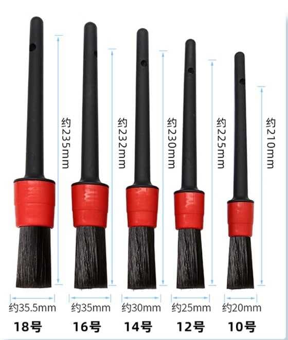 CM-235 Araba Temizlik Detay Fırçası 5li Set