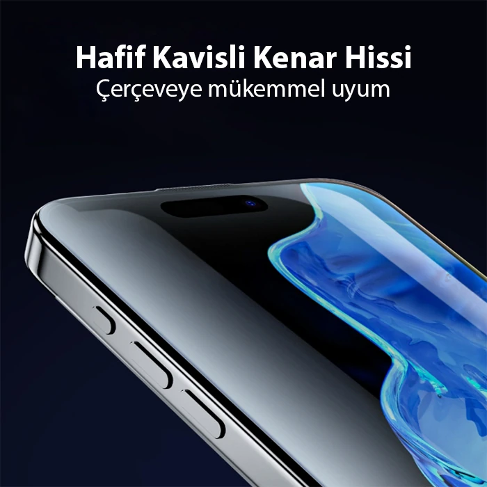 Ally iPhone 15 Full Hd Kırılmaz Cam Ekran Koruyucu-(5775)