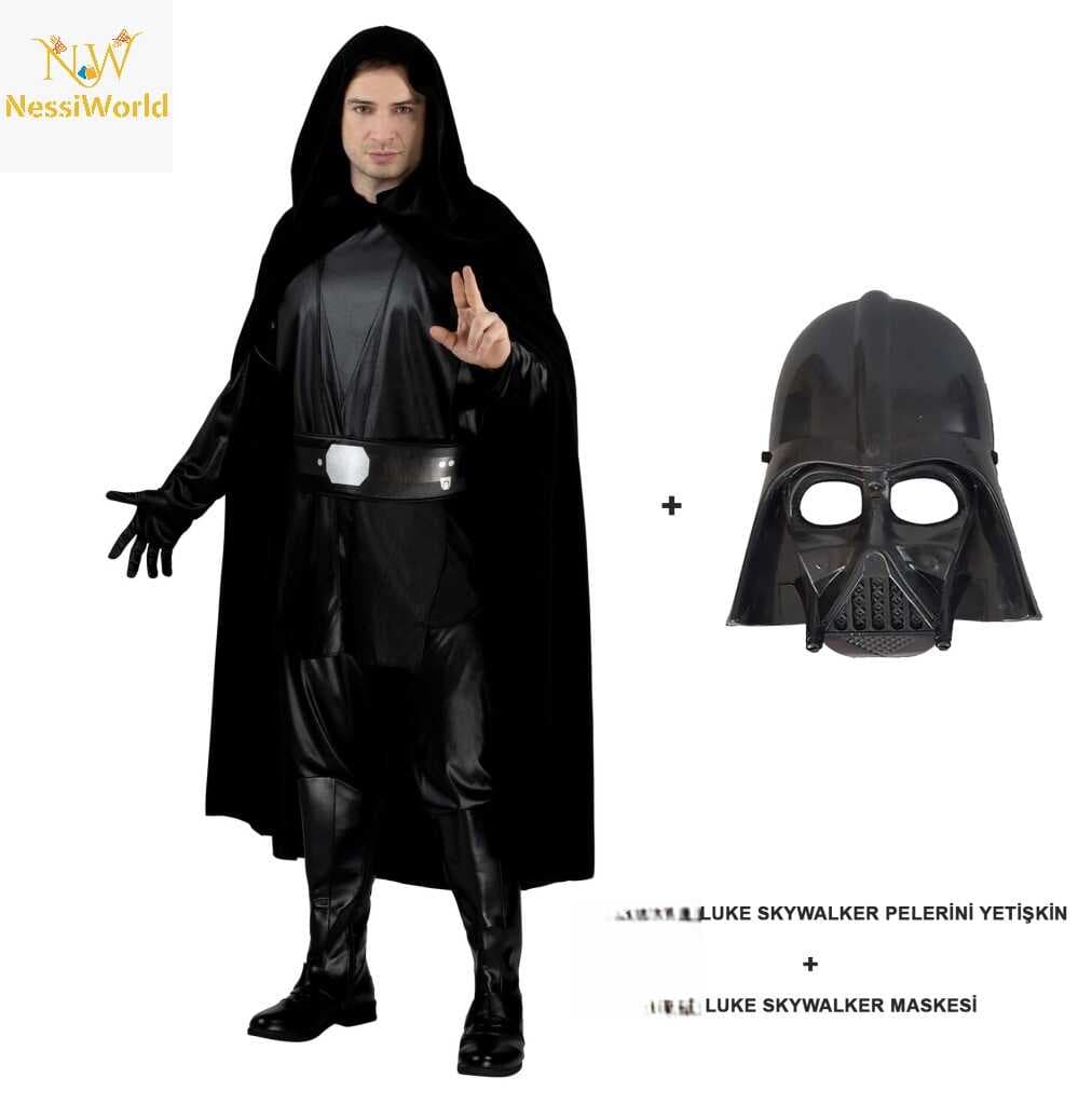 Luke Skywalker Pelerini Yetişkin Ve Maskesi
