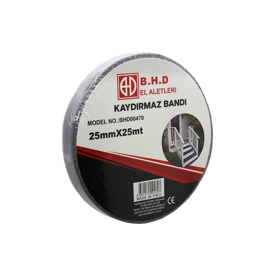 25MM X 25MT KAYDIRMAZ SİYAH BANT (5430)