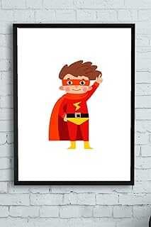 (14341) Süperkahrama Çocuk Odası Çerçeveli Tablo 3 (21x30cm)