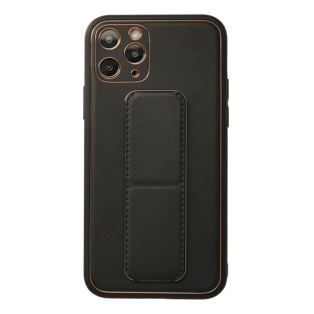 Apple İphone 11 Pro Kılıf Coco Deri Standlı Kapak - Siyah