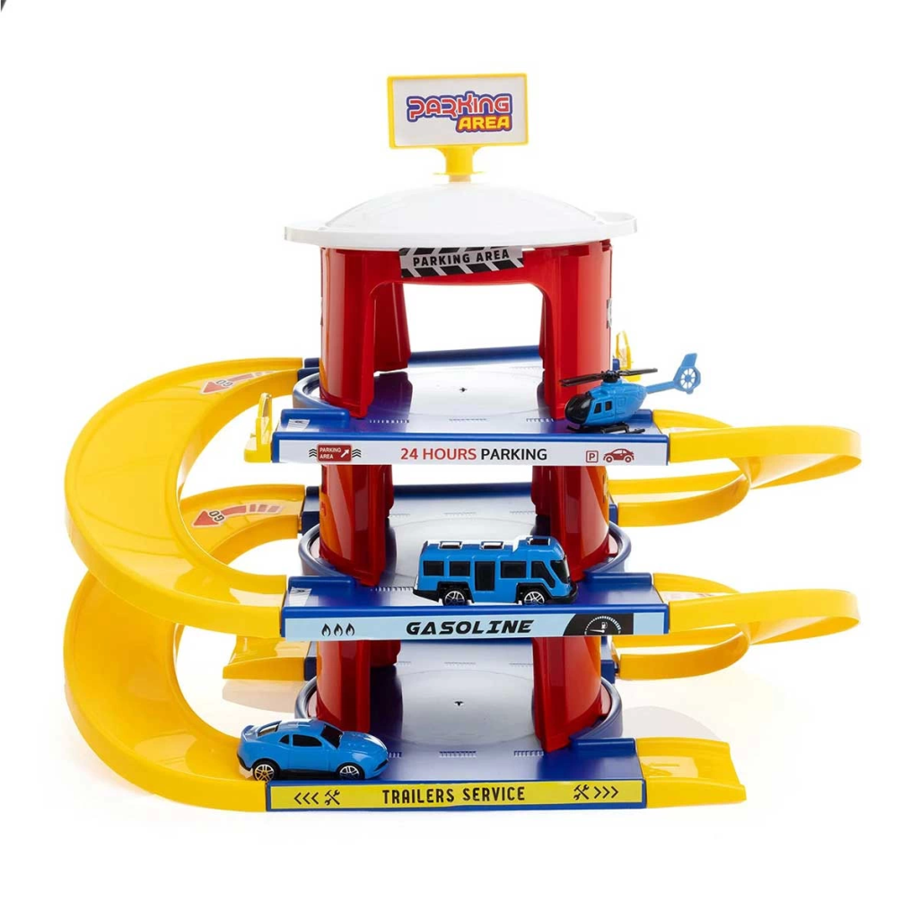 NessiWorld Toyflyer17ParçaOtoparkGarajSeti