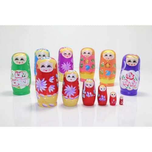 6'lı Ahşap Matruşka