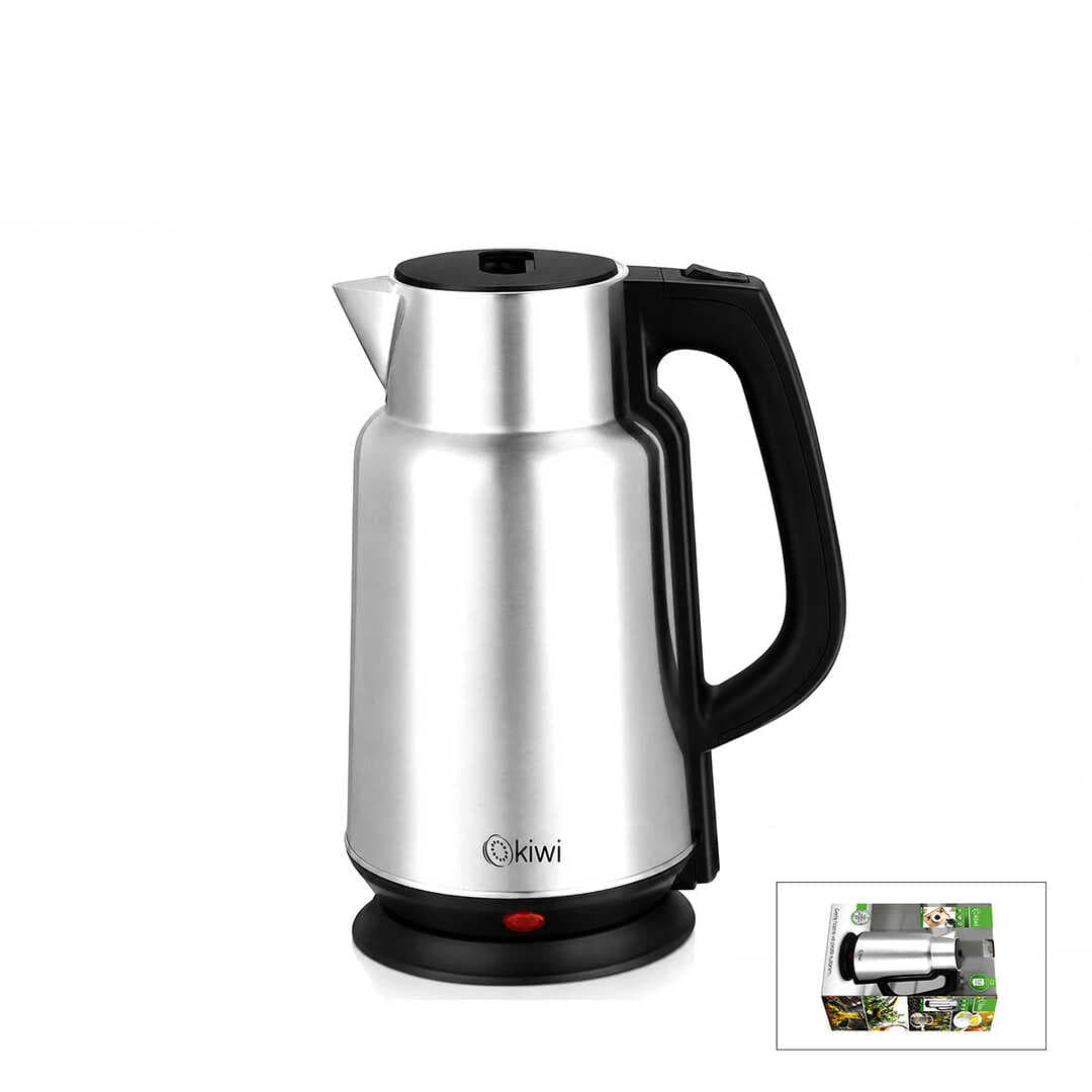 ÇELİK - SÜRAHİ MODEL KETTLE ELEKTRİKLİ SU ISITICISI PASLANMAZ ÇELİK GİZLİ REZİSTANS 360° 2.2LT 1500W KK-3334 (5430)