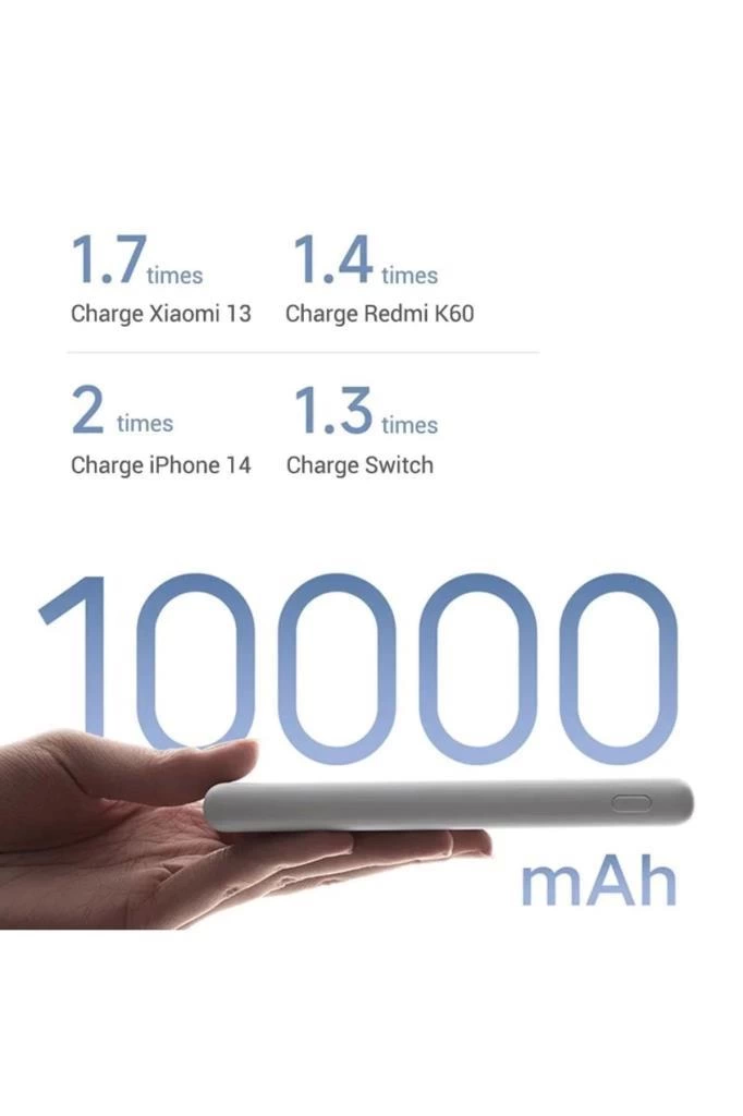 10000 Mah Beyaz 22.5w Powerbank Taşınabilir Hızlı Şarj Cihazı