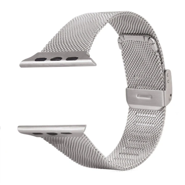 Ally Apple Watch Ultra 49mm 7-8 45mm 6-5-4 44mm Kayış Kordon Kopçalı Milano Loop Kordon 3-2-1 42mm-(5775)