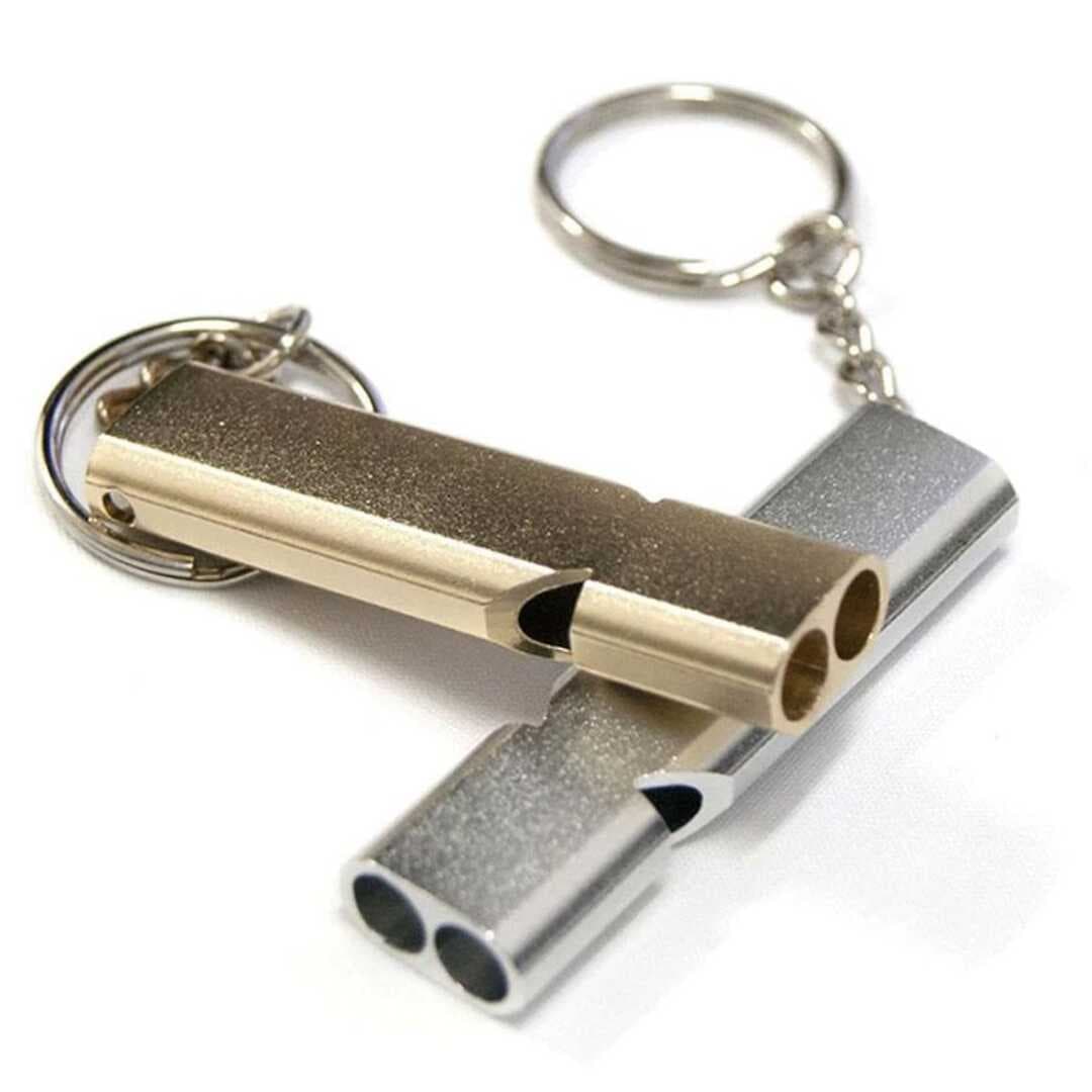 S.O.S Acil İmdat Düdüğü Alüminyum Islık Anahtarlık Kamp Yürüyüş Aksesuar Araçları (5430)