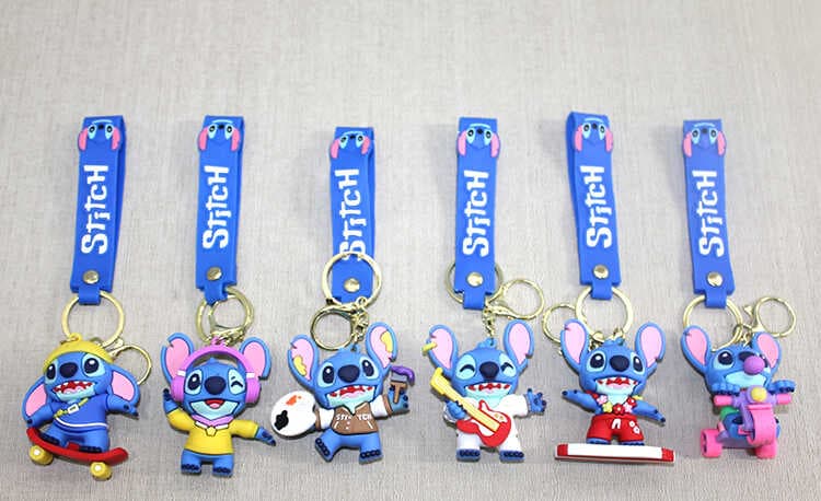 Karışık Stitch Silikon Anahtarlık