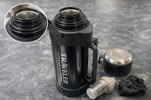 2000 Ml Çift Katmanlı Vakumlu Paslanmaz Çelik Termos Alk4641