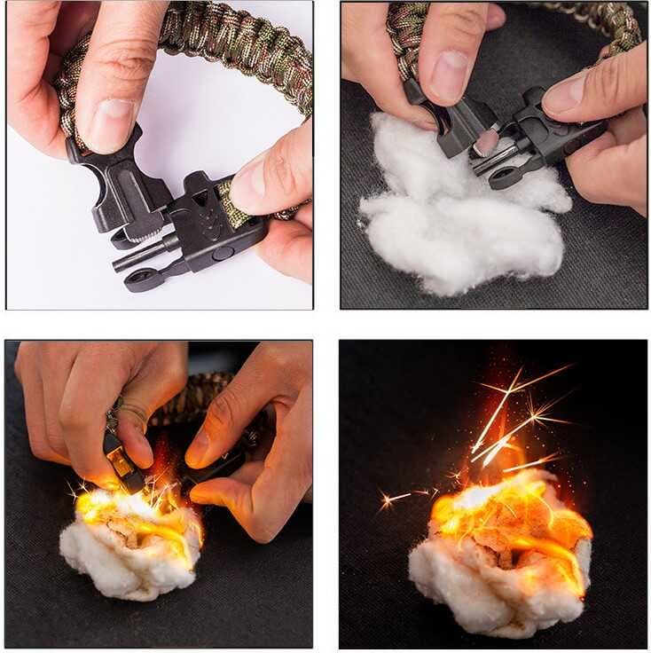 Nessiworld Survival Kamp Bileklik  Düdük Çok Amaçlı