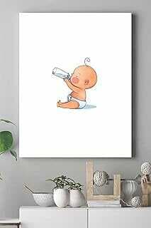 (15313) Küçük Bebek Çocuk Odası Kavas Tablo 4 40 x 60