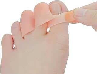 BUYO Ayak Serçe Parmak Orta Parmak Yüzük Parmak Koruyucu Siliko Hortum Tırak Batması Kemik Koruyucu