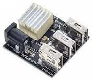 Arduio 3 USB'li 9V/12V'da 5V'a 8A Mii Powerbak Şarj Kartı