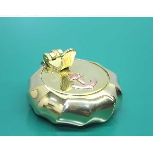 Pirinç Çapalı Kapaklı Küllük 5 Cm