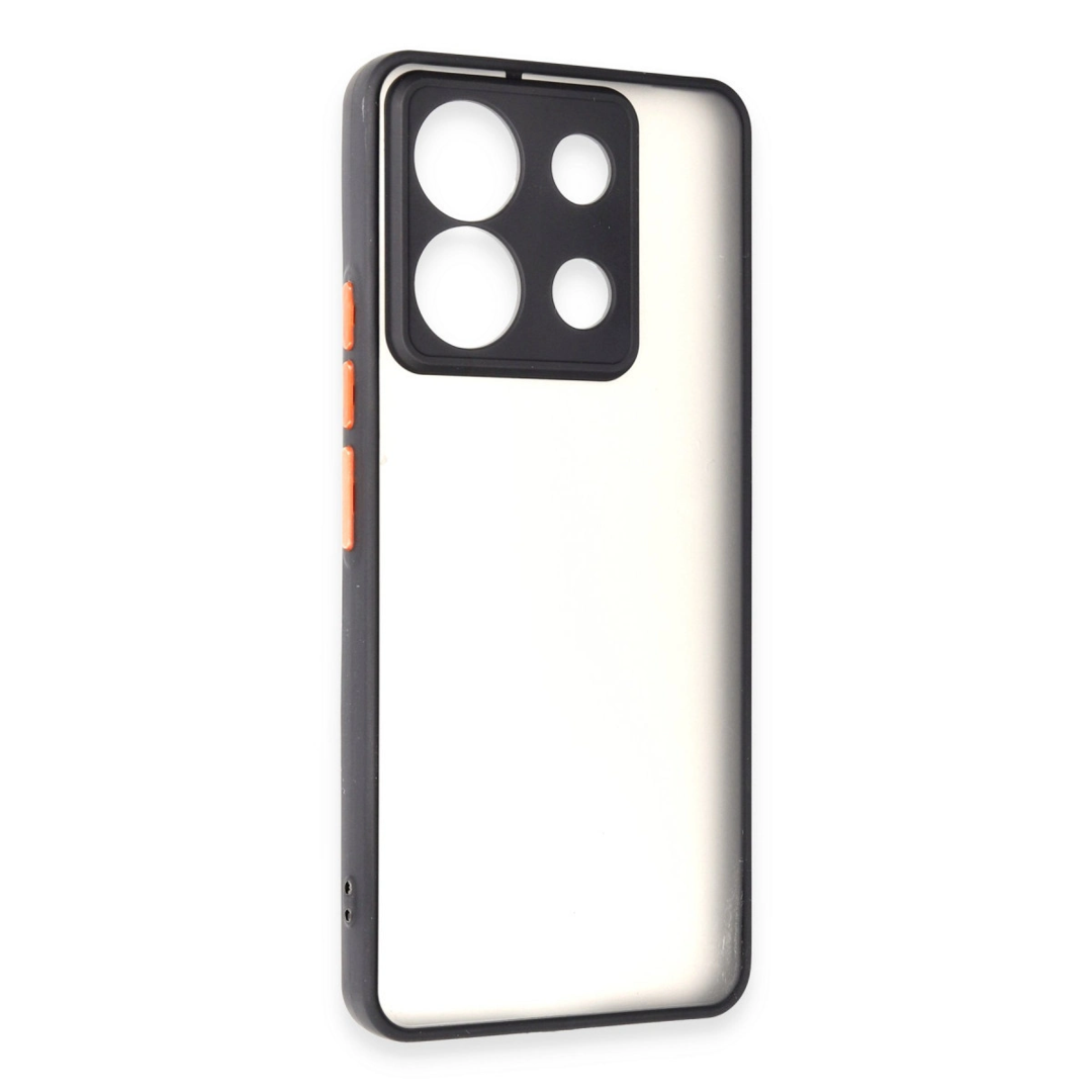 Xiaomi Redmi Note 13 5g Kılıf Montreal Silikon Kapak - Siyah