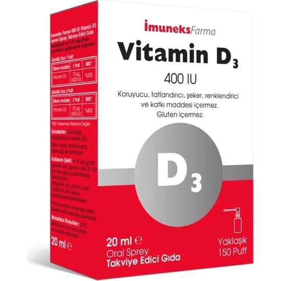Imuneks Vitamin D3 400